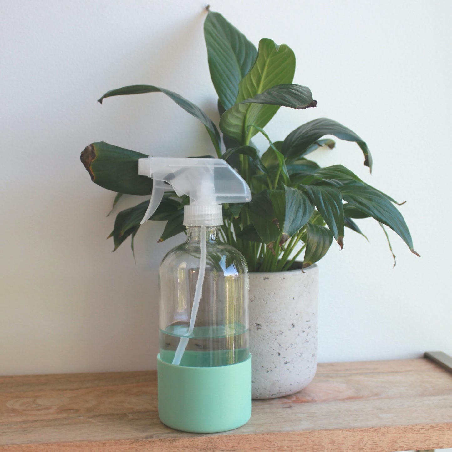 Glass Spray Bottle with Sleave